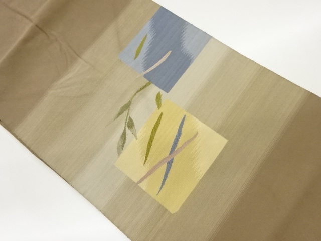 JAPANESE NAGOYA OBI / WOVEN PLANTS